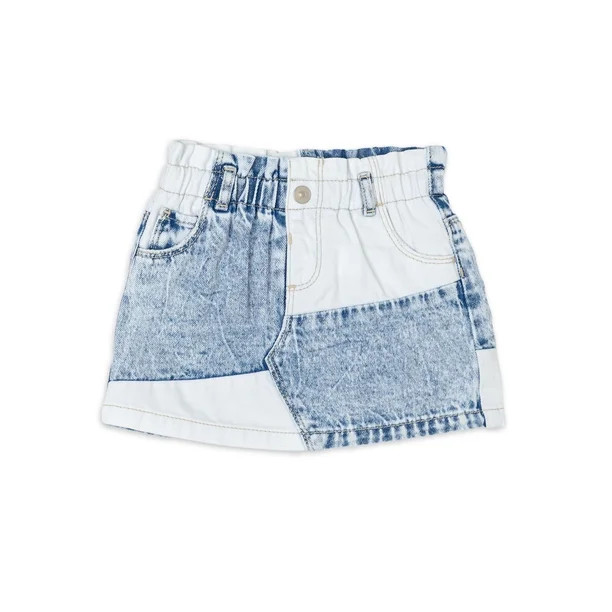 Wonder Nation Toddler Girls Denim Skort, Sizes 2 Toddler-18 Months | Walmart (US)