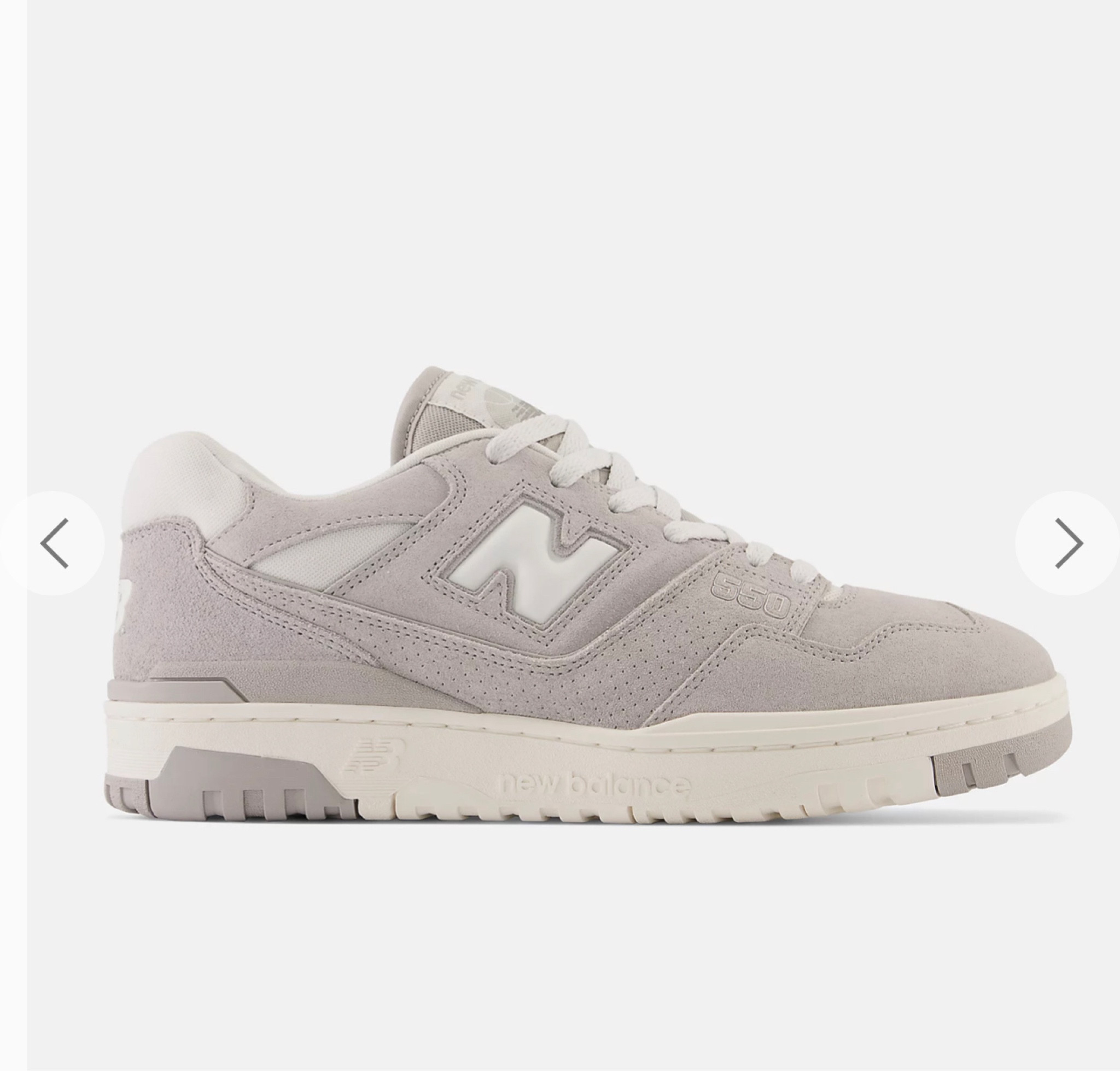 New Balance 550 Grey White 

#LTKstyletip #LTKFind #LTKU
