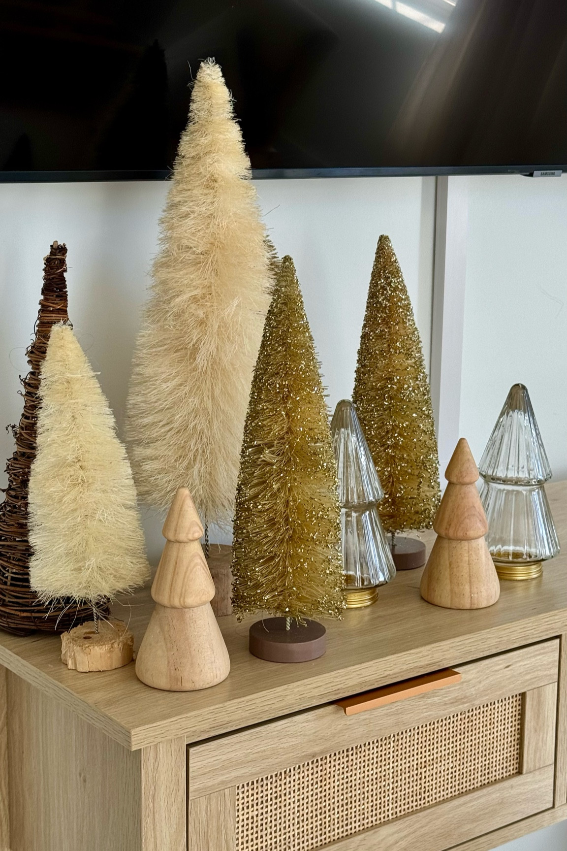 Cute little neutral Christmas tree farm 🫶🏻 from Target, Amazon & Walmart! 

#LTKSaleAlert #LTKFindsUnder50 #LTKHoliday