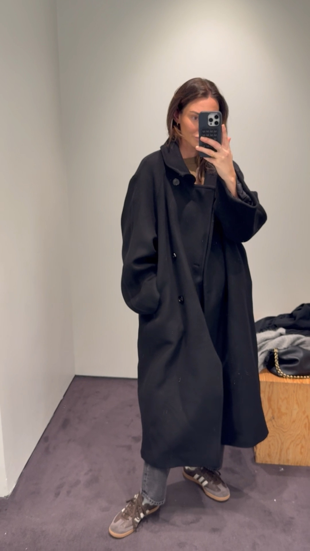 Winter uniform sorted with new pieces from COS- oversized Black wool coat, cashmere sweater, high waisted black denim & my brown sambas. 

#LTKstyletip #LTKautumn #LTKaustralia