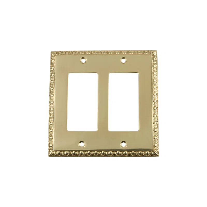 Egg and Dart 2-Gang Rocker Wall Plate | Wayfair North America