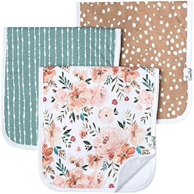 Amazon.com: Baby Burp Cloth Large 21''x10'' Size Premium Absorbent Triple Layer 3-Pack Gift Set ... | Amazon (US)