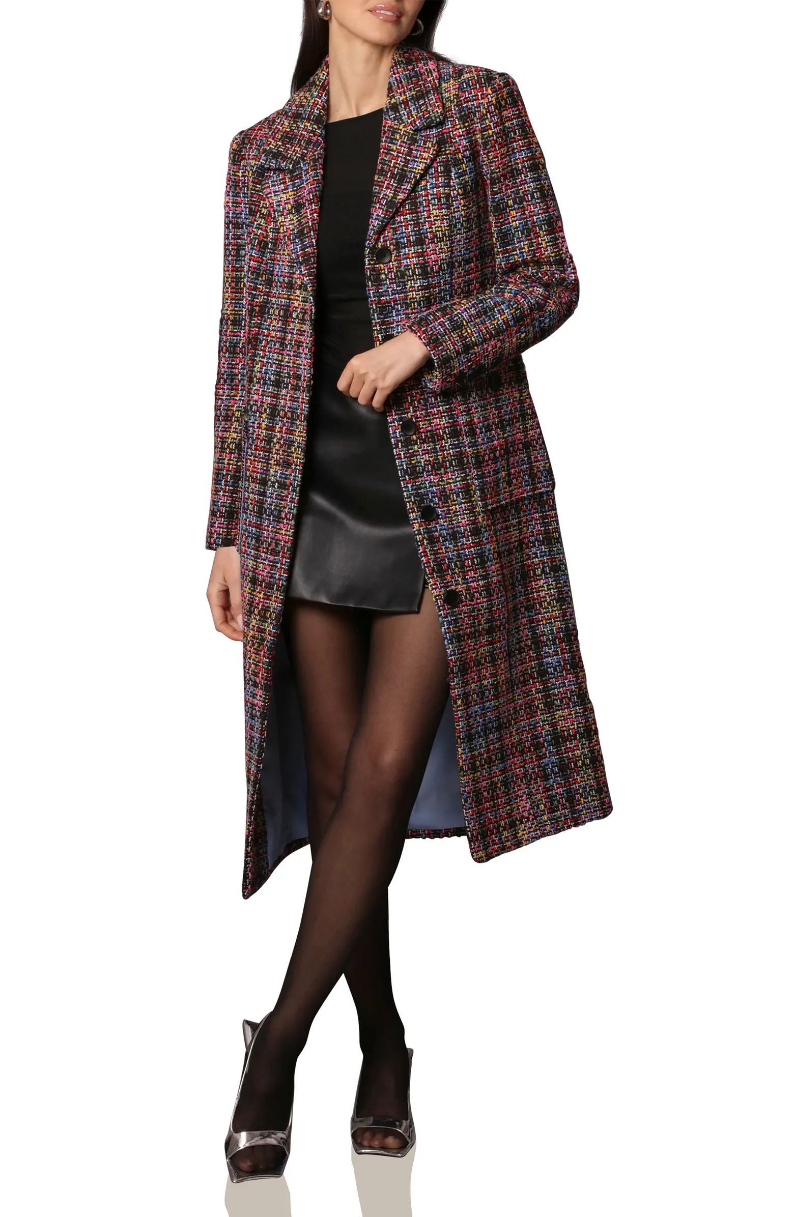 Tweed Longline Coat | Nordstrom