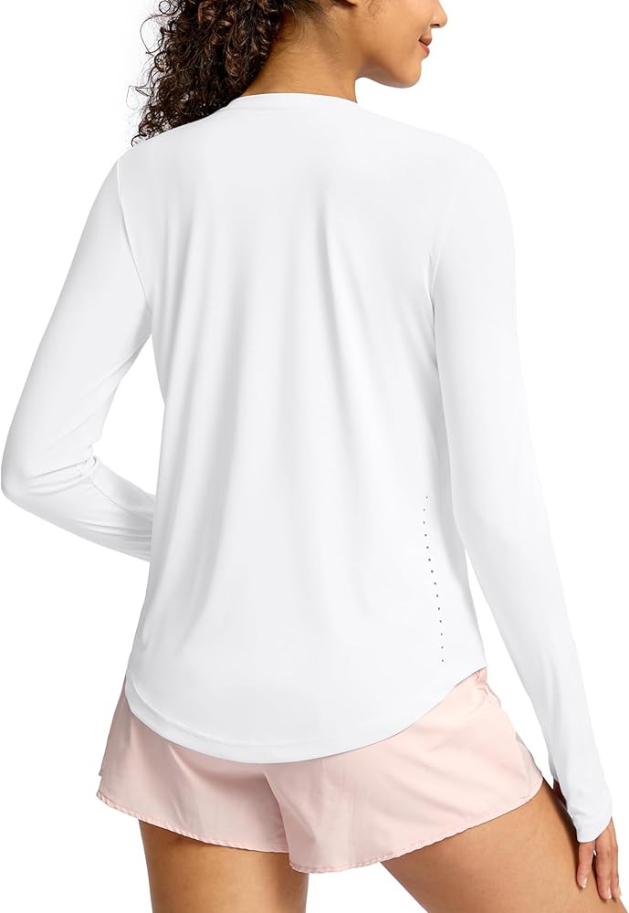 Soothfeel Lightweight Long Sleeve Workout Tops for Women Gym Running Athletic UPF 50+ Sun Shirts ... | Amazon (US)