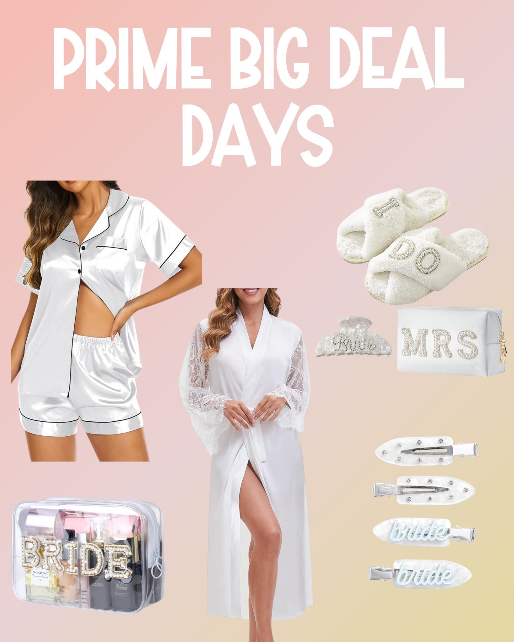 Wedding day getting ready essentials for the bride! On sale with Prime Big Deal Days! 

#LTKSaleAlert #LTKWedding #LTKParties