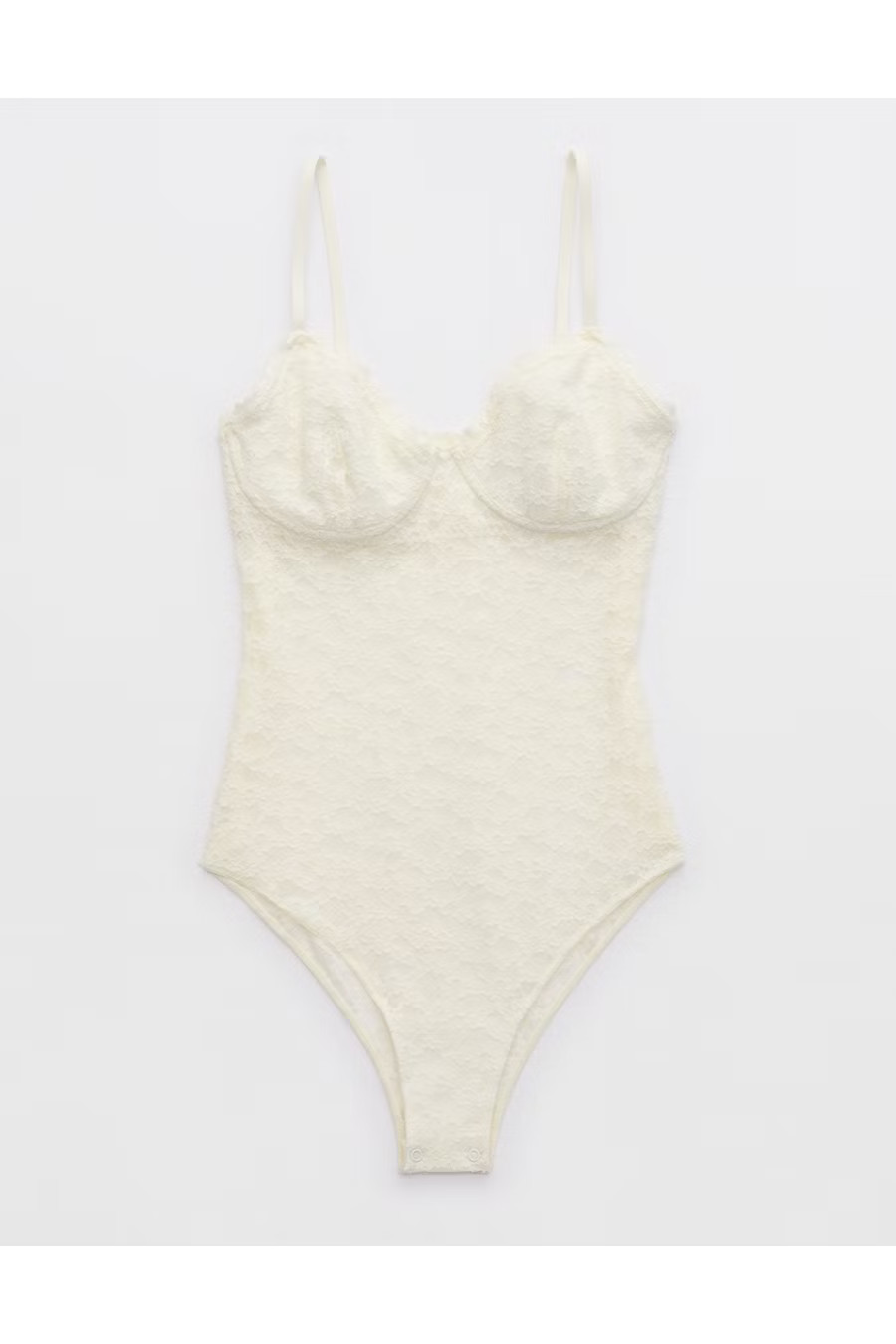 Show Off Vintage Lace Bodysuit Women's Soft Muslin XXS | Aerie