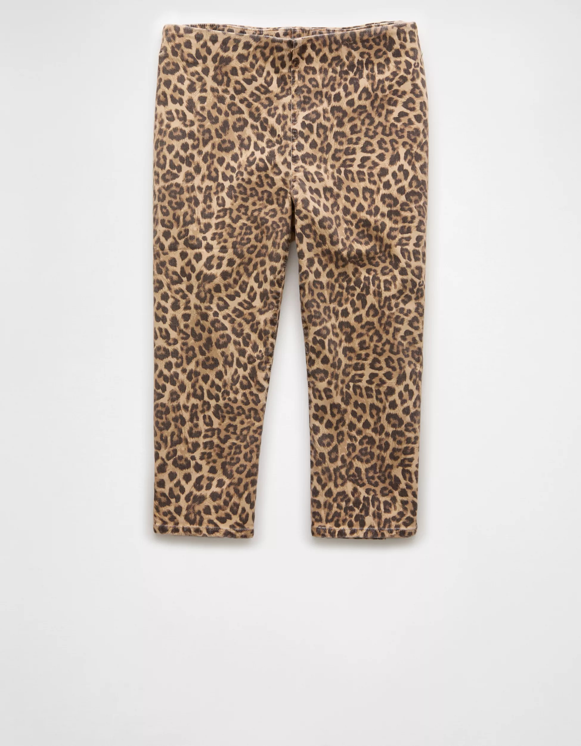 AE Stretch Low-Rise Leopard Capri Pant | American Eagle Outfitters (US & CA)