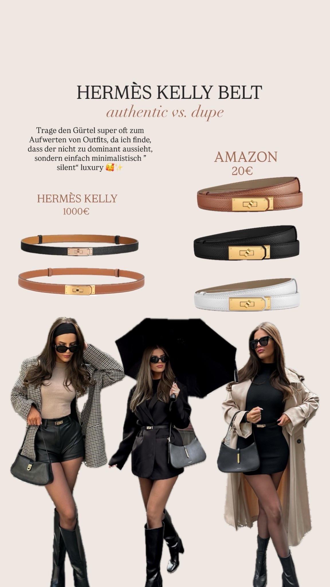 Best belts. 

#LTKeurope #LTKFashionMonth #LTKxAmazon