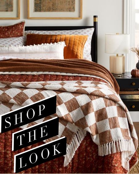 Shop the look from Target!!

Everything for this gorgeous Fall inspired bedroom linked below.

Velvet shams, quilt, checkered throw, pumpkin, burnt orange, autumn bedroom, bolster, lamp, headboard.

#LTKfindsunder100 #LTKhome #LTKSeasonal