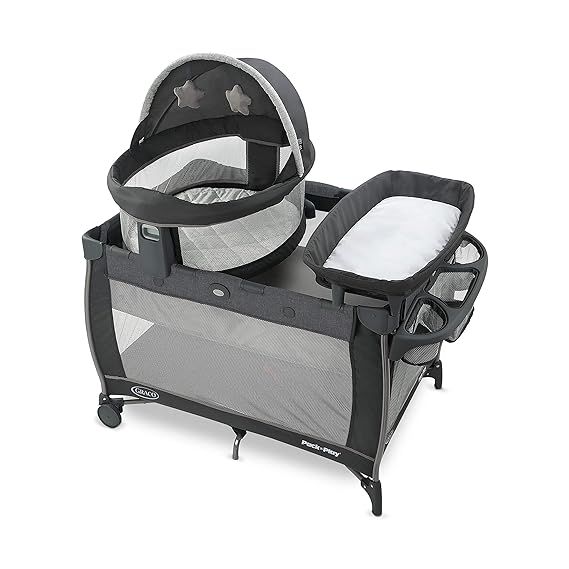 Graco Pack ‘n Play Travel Dome LX Playard | Features Portable Bassinet, Diaper Changer, and Mor... | Amazon (US)