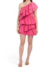 One Shoulder Tiered Dress | Marshalls