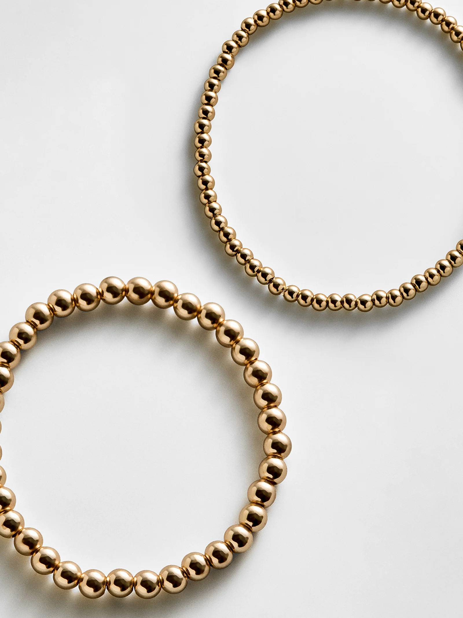 Gold Pisa Bracelet - 3MM Beads | BaubleBar