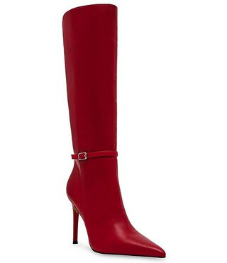 Steve Madden Voca Leather Pointed Toe Tall Boots | Dillard's | Dillard's
