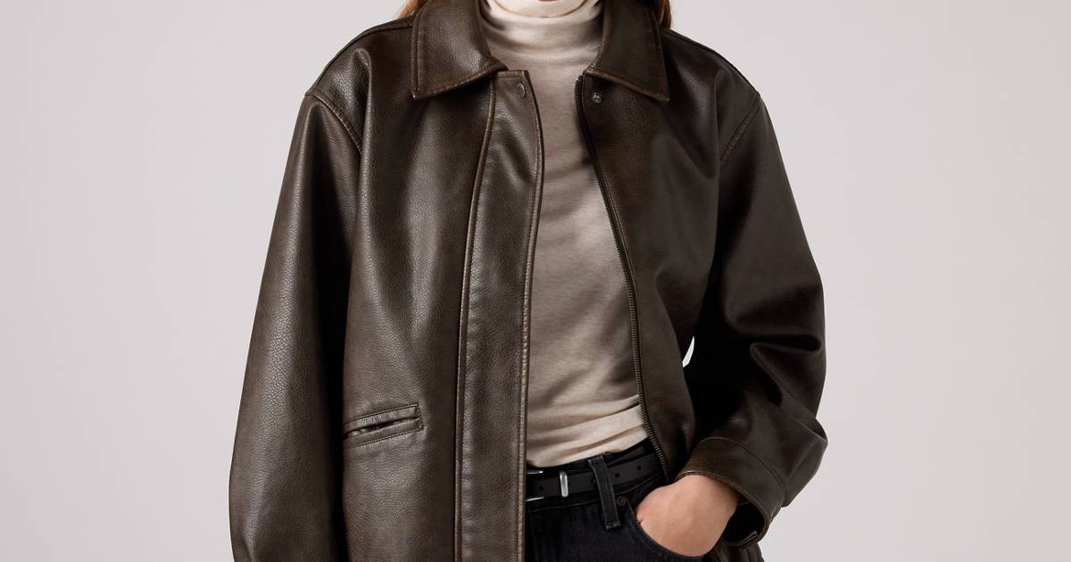 Faux Leather Relaxedbomber | Levi's UK