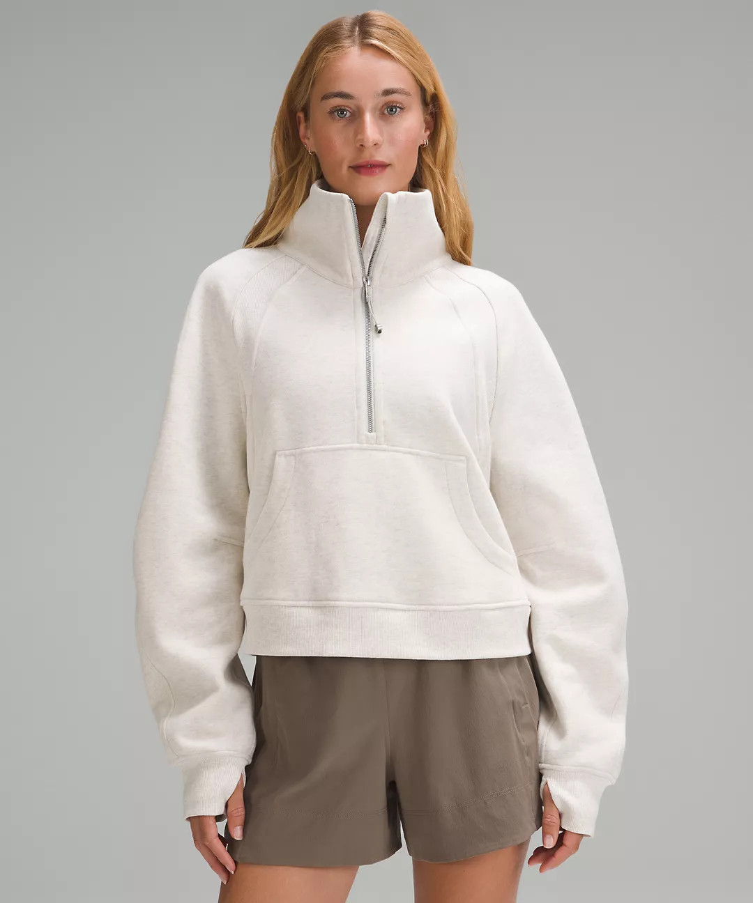 Scuba Oversized Funnel-Neck Half Zip | Women's Hoodies & Sweatshirts | lululemon | Lululemon (US)