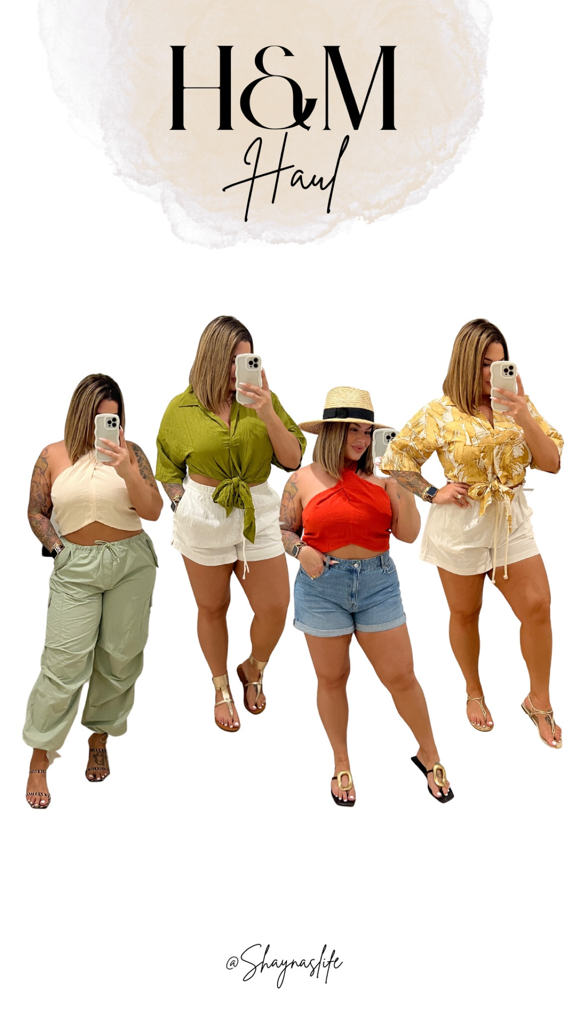 H&M Haul

Both white shorts L 
Jean shorts 14 
Yellow top L 
Green top xl but wasn’t on website 
Red & Cream halters  XL
Green pants L 

#haul #h&m #denimshorts #denim #linen #summeroutfits , midsize , #midsize , white shorts 

#LTKFind #LTKunder50 #LTKstyletip