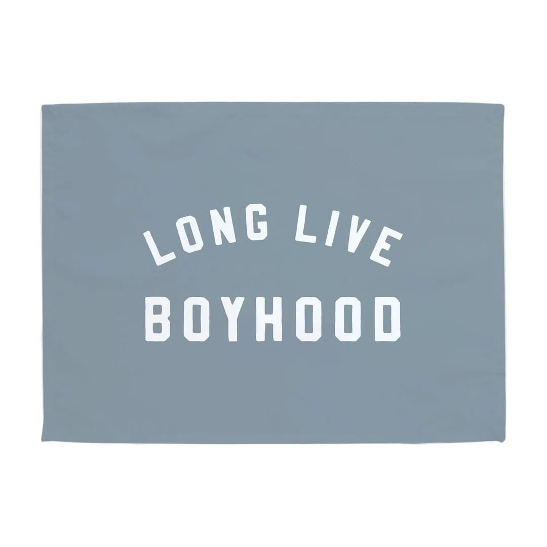 Long Live Boyhood Easy Hang Banner™ for Boy's Rooms, Brother's Rooms & Playrooms - Boy's Room W... | Etsy (US)