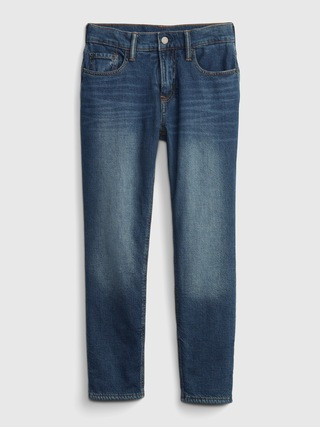 Kids Lined Easy Taper Jeans with Washwell ™ | Gap (US)