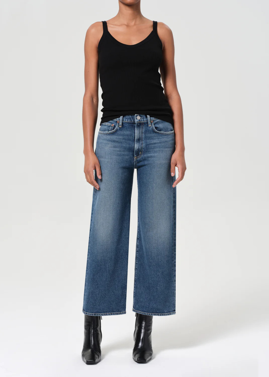 Harper Crop Jean (Comfort Stretch) in Enroll | AGOLDE