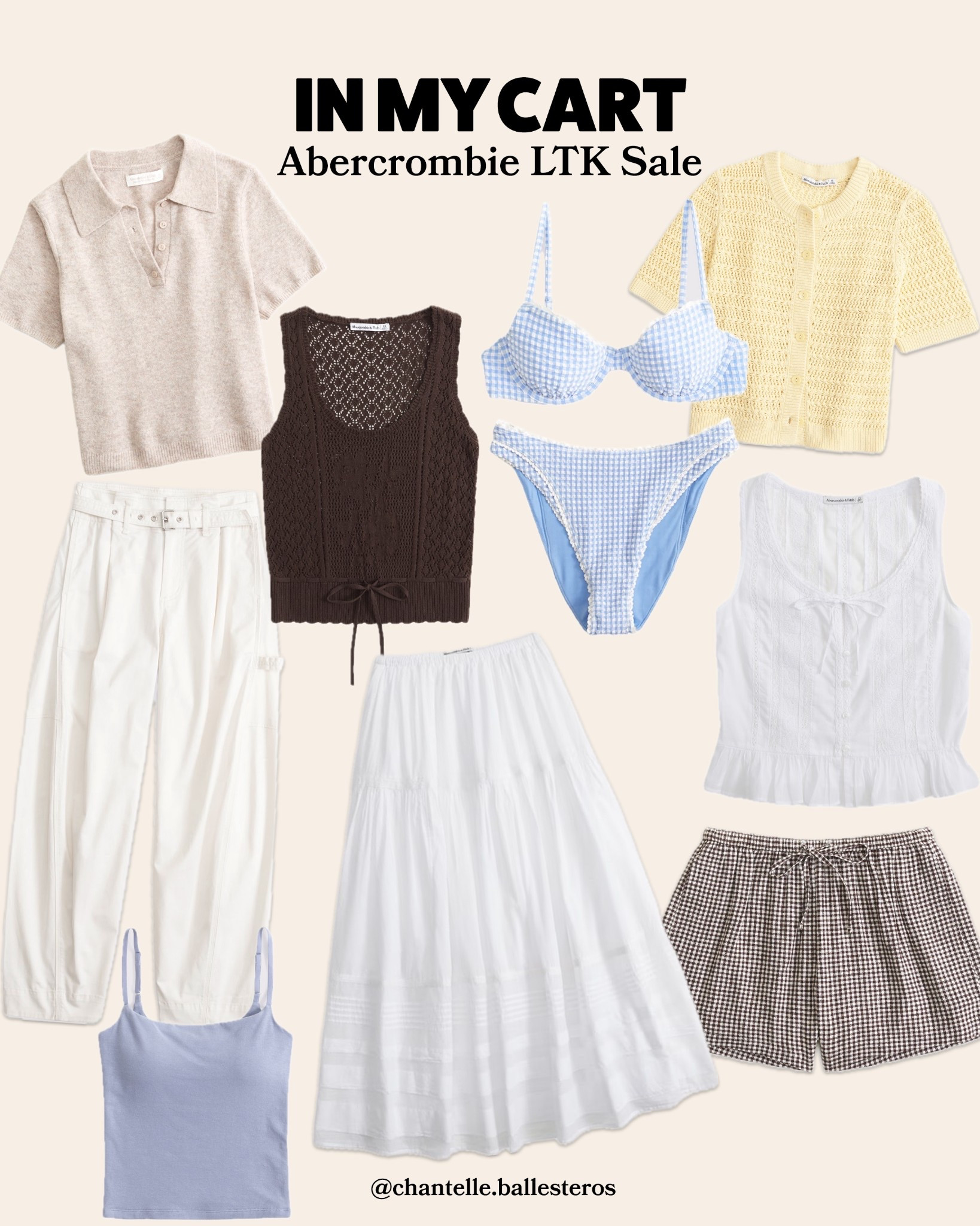 Today is the last day of the LTK spring sale! 🌼 Everything is 25% off at Abercrombie so I’m using this as an opportunity to add a few new pieces to my spring wardrobe. Here’s what’s in my cart! 

#LTKootd #LTKSpringSale #LTKgrwm