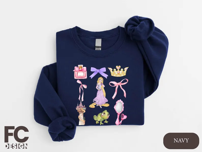 Disney Rapunzel Sweatshirt, Disney Tangled Shirt, Rapunzel Coquette Shirt, Chasing Dreams Shirt, ... | Etsy (US)