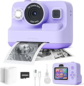 Dylanto Instant Print Camera for Kids,2.4 Inch Screen Kids Instant Cameras, Christmas Birthday Gi... | Amazon (US)
