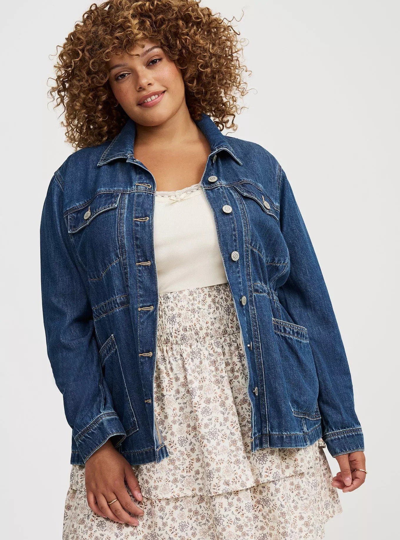 Vintage Rigid Denim Anorak | Torrid (US & Canada)
