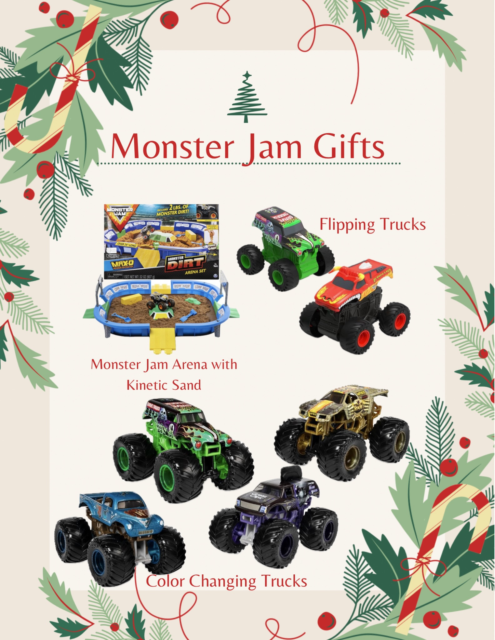 Perfect gifts for any little boy into monster trucks or Monster Jam. 
Toddler gifts, boy gifts, little boys, truck toys, gifts for him, kid Christmas gifts, kinetic sand, gift guide.

#LTKKids #LTKFindsUnder50 #LTKGiftGuide