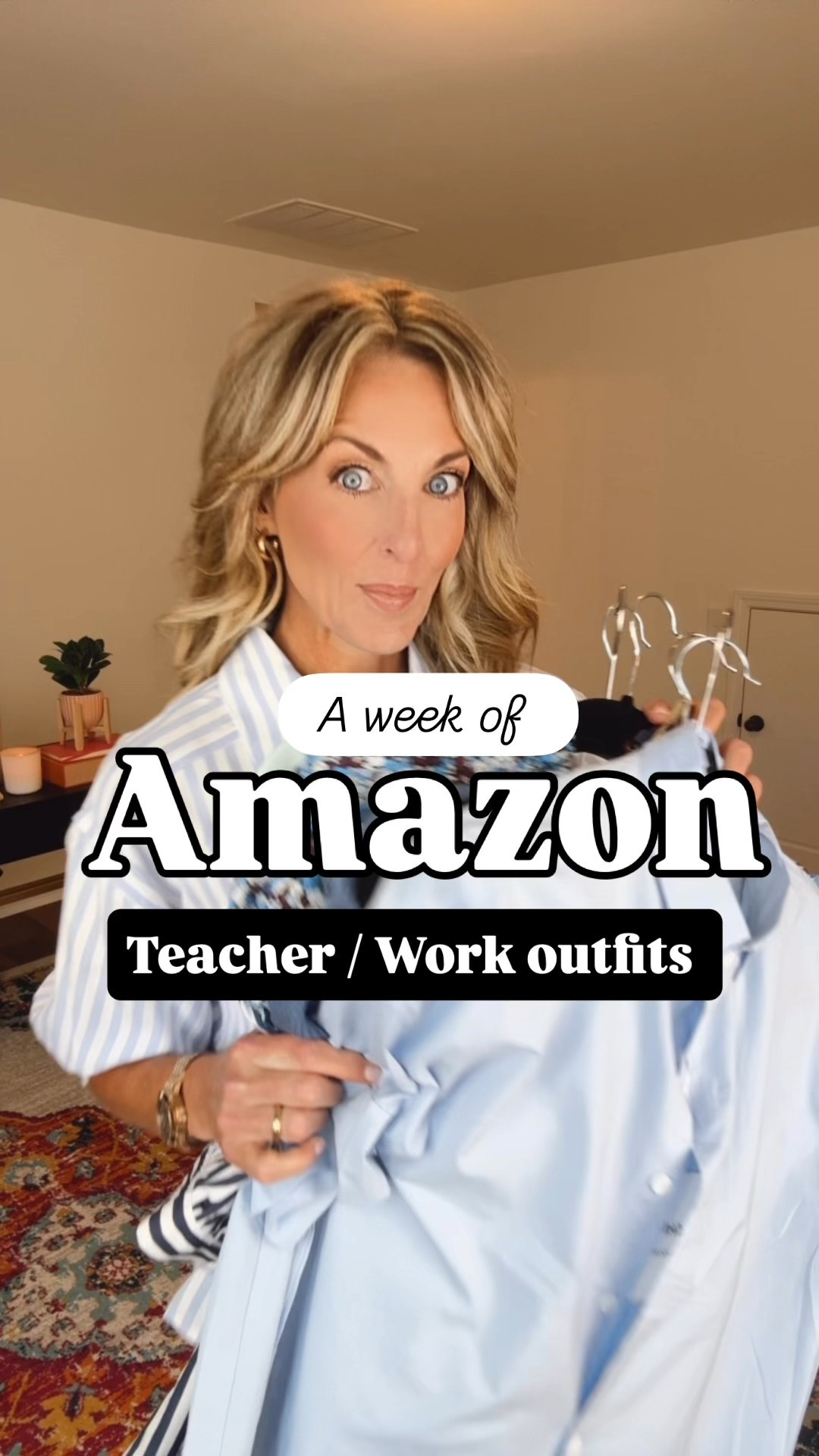 Here is your PRIME TIME favorite day of the week because I have another round up what I ordered for work this week!! A lot of these looks are on prime deal too!! Comment “WEEK” to get the details of these @amazonfashion outfits sent to your inbox 📥!

Amazon prime days are here, and I have rounded up a week of teacher or day in the office looks that are affordable, classy, and ready for all the tasks! These are some of my favorite workwear pieces to ever… and they are on SALE!!! Linked up lots of options for all!! 

Amazon - wearing size small in all styles 
(Jeans are Target) 

♥️ I am 5’5 for reference ♥️

Comment WEEK below to receive a DM with the link to this post -

#amazonfashion#amazoninfluencer #affordablefashion #casualoutfit #styleinfluencer #amazonstyle #teach #mystyle #teacher #teacherstyle #teacher #teacherstyle #teacheroutfit #ootd #teacherreel #elevatedstyle #teachersfollowteachers #amazonstyle #teacherfashion #teachersofinsta #teacherssupportteachers #teacherootd #outfits #outfitinspiration #outfitoftoday #outfitideas4you #outfitsideas
