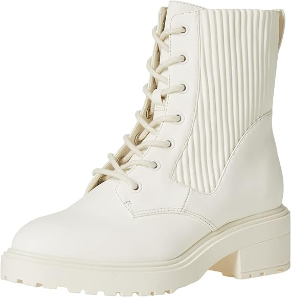 Amazon Essentials Women's Rubberized Combat Boot with Chunky Outsole | Amazon (US)