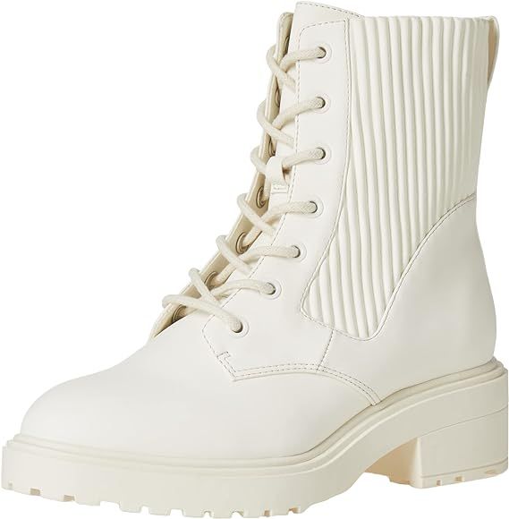 Amazon Essentials Women's Rubberized Combat Boot with Chunky Outsole | Amazon (US)
