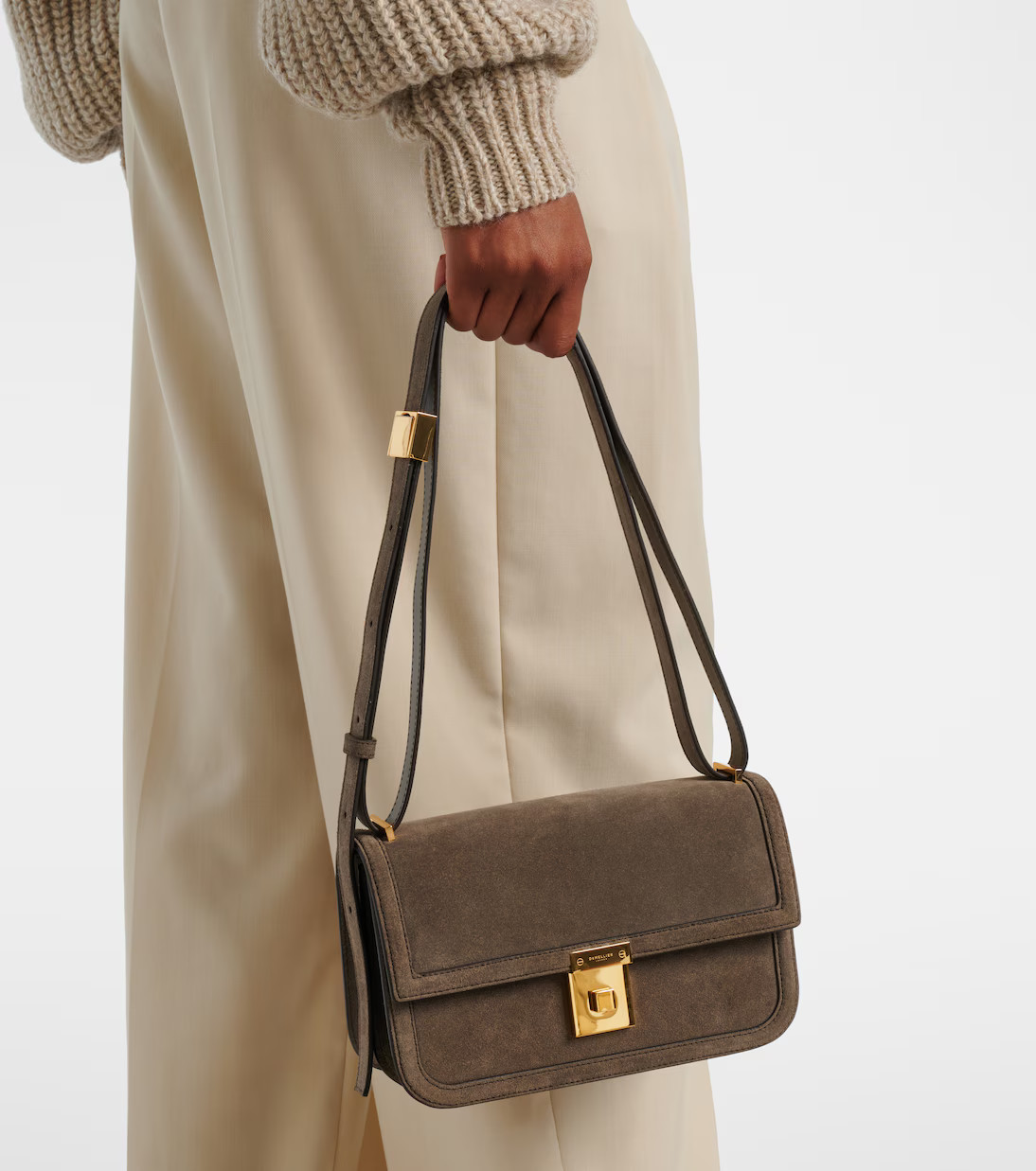 Paris suede crossbody bag | Mytheresa (UK)