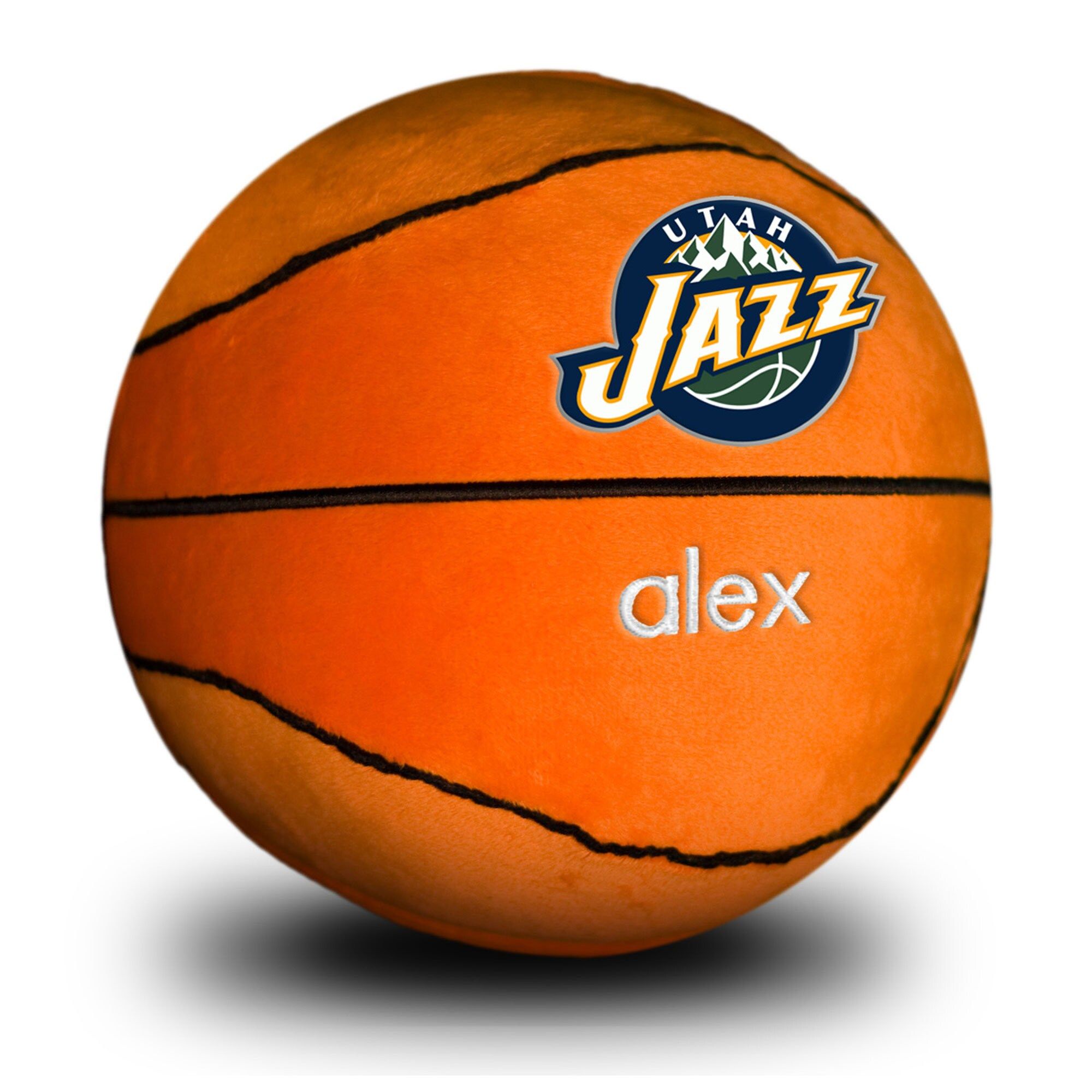Utah Jazz Orange Personalized Plush Baby Basketball | NBA Shop