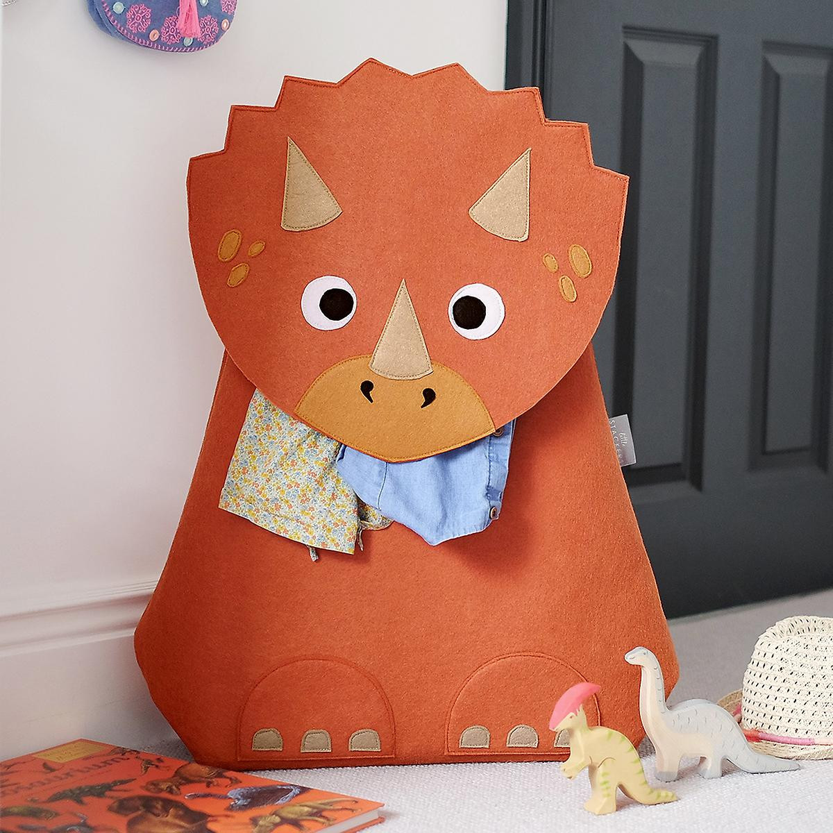 Little Stackers Troy Tricera Hamper | The Container Store