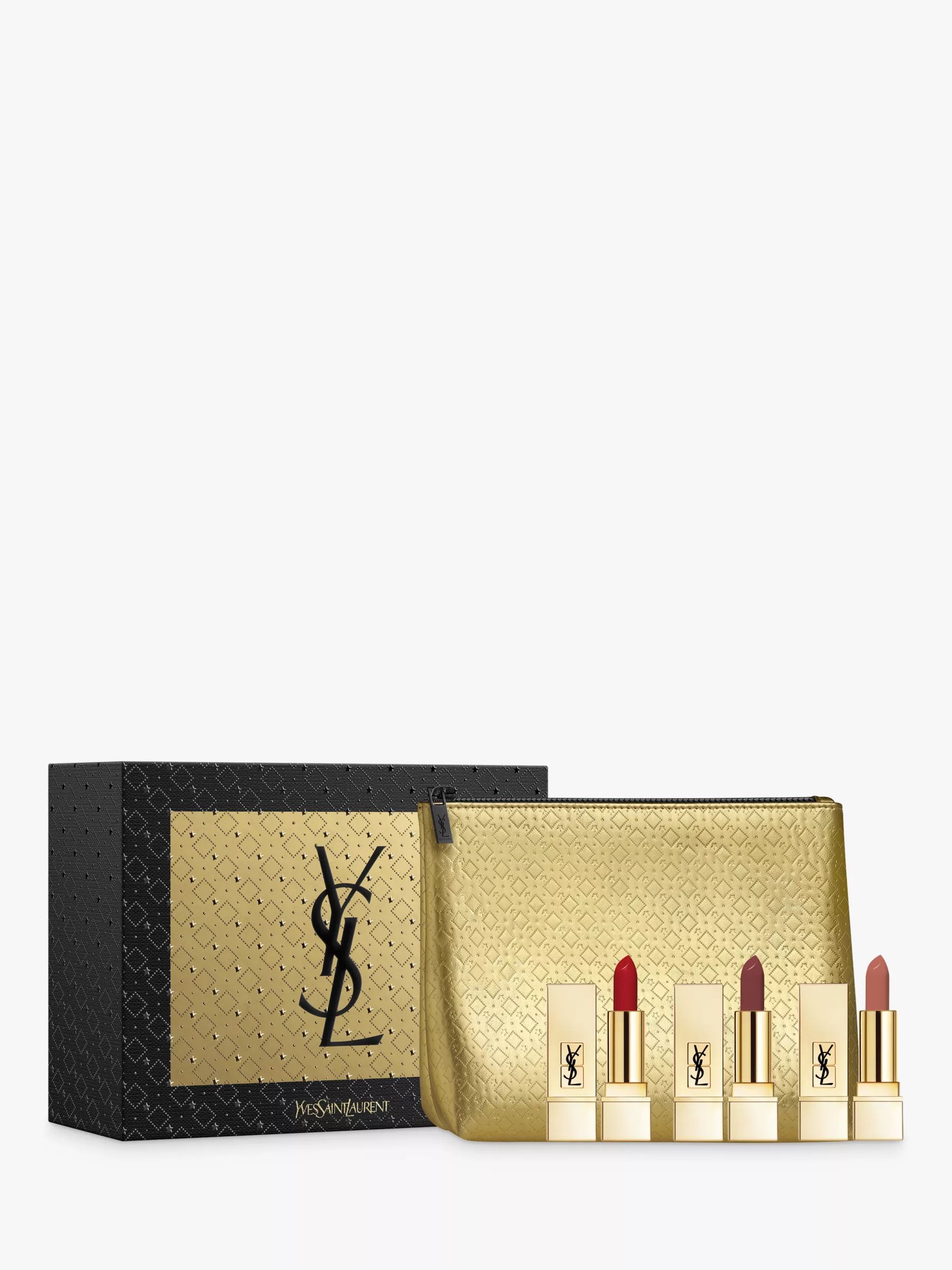Yves Saint Laurent Rouge Pur Couture Trio Makeup Gift Set | John Lewis (UK)