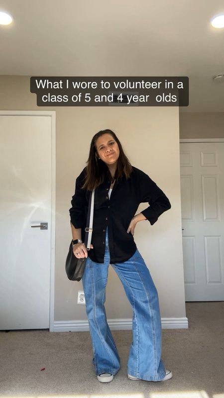 Mom outfit to go volunteer in a transitional kindergarten class: 

Corduroy Button Up Top: Amazon 
Pants: old madewell 
Bodysuit: Amazon 
Shoes: Converse 
Purse: Madewell 

#LTKfindsunder100 #LTKstyletip #LTKshoecrush