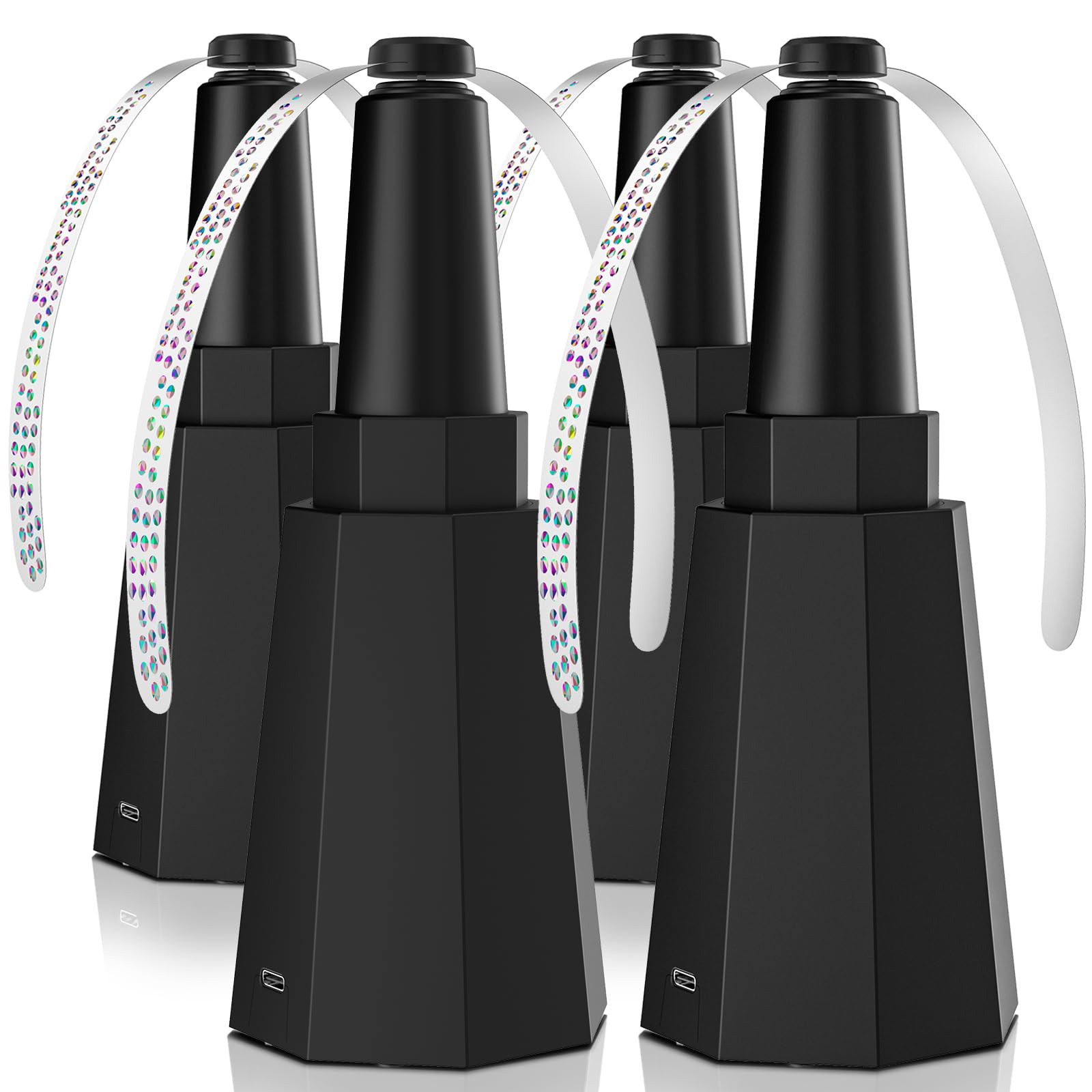 4-Pack Rechargeable Fly Fans for Tables Up to 10-Hour Working Time, Indoor Outdoor Mute Food Fans... | Amazon (US)
