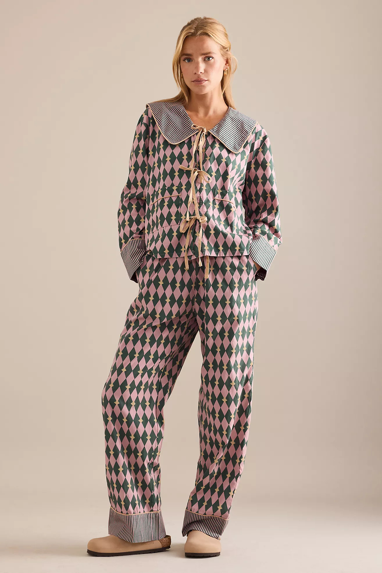 TBCo Harlequin Long Pyjama Set | Anthropologie (UK)