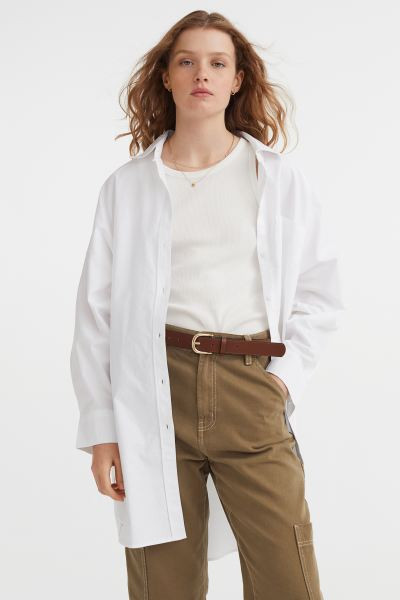 Oversized Oxford Shirt | H&M (US + CA)