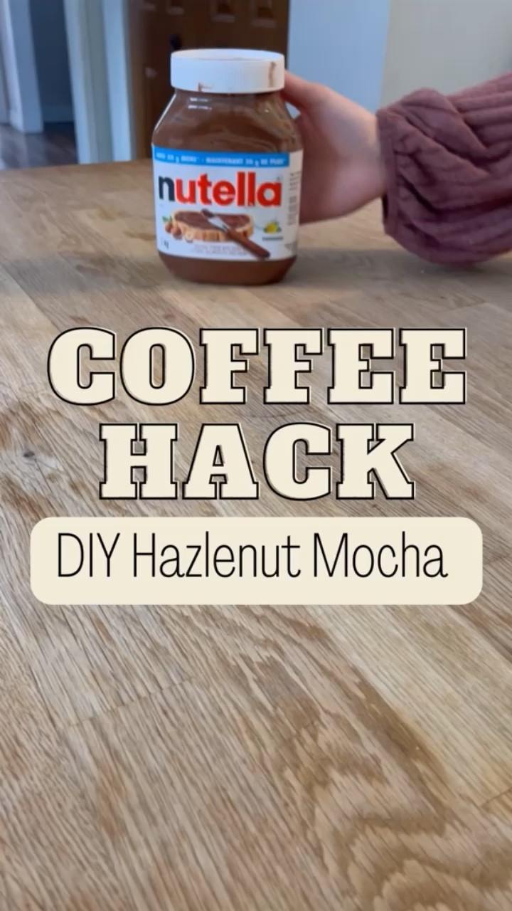 If you think making delicious coffee drinks at home is too hard, think again!
You don't need anything fancy for this recipe. You just need Nutella, coffee/espresso and milk!! U
I shook it up in my "empty" Nutella jar which made it even easier, but you could just take a scoop and stir it in if you have a fuller jar!
Save yourself $$$$ by skipping the cafe and still get a delicious treat!!
Your wallet will thank you
Would you try this recipe? Tell me in the comments and tag me if you try it!!
**this made 2 standard sized hazelnut mochas - one for myself and one for my husband. I added approx
1.5-2 cups of coffee and 1 cup of warm milk. It was probably about a TBSP of Nutella left in the jar, but if you're scooping some out and stirring into your coffee I'd say start with 1 TSP and add more to taste! I didn't add any extra sugar or creamer, just those 3 ingredients did the trick



#LTKU #LTKVideo #LTKhome
