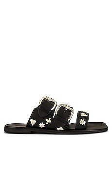 Sol Sana Eastwood Slide in Black from Revolve.com | Revolve Clothing (Global)