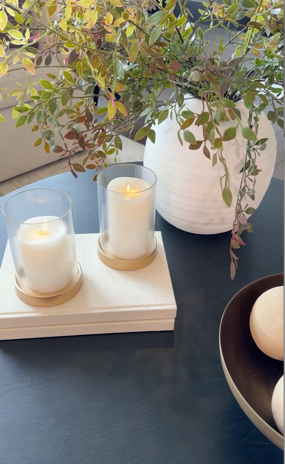 My hurricane candle holders are back in stock 🤍 They add the coziest glow to any space and are one of those timeless pieces I use year-round on tables, shelves, and counters. 

 

#LTKHome