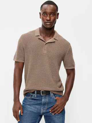 Short-Sleeve Polo Sweater | Old Navy (CA)