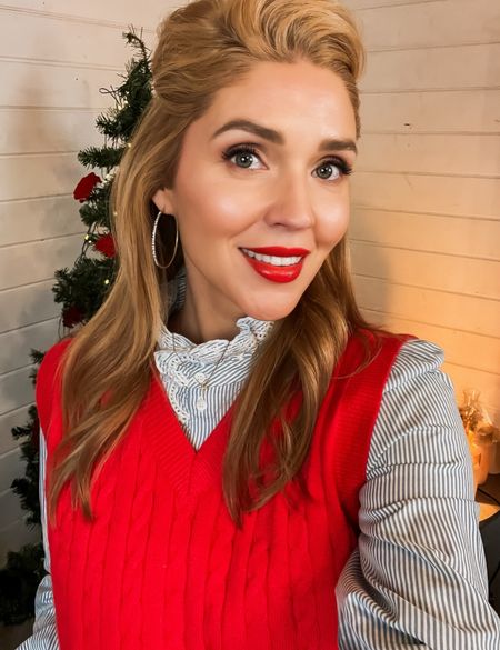 At some point I’ll get over the vest and ruffle neck collar look- but today ain’t that day :)
Amazon Fashion finds! 

Holiday outfit ideas 


#LTKHoliday #LTKover40 #LTKstyletip