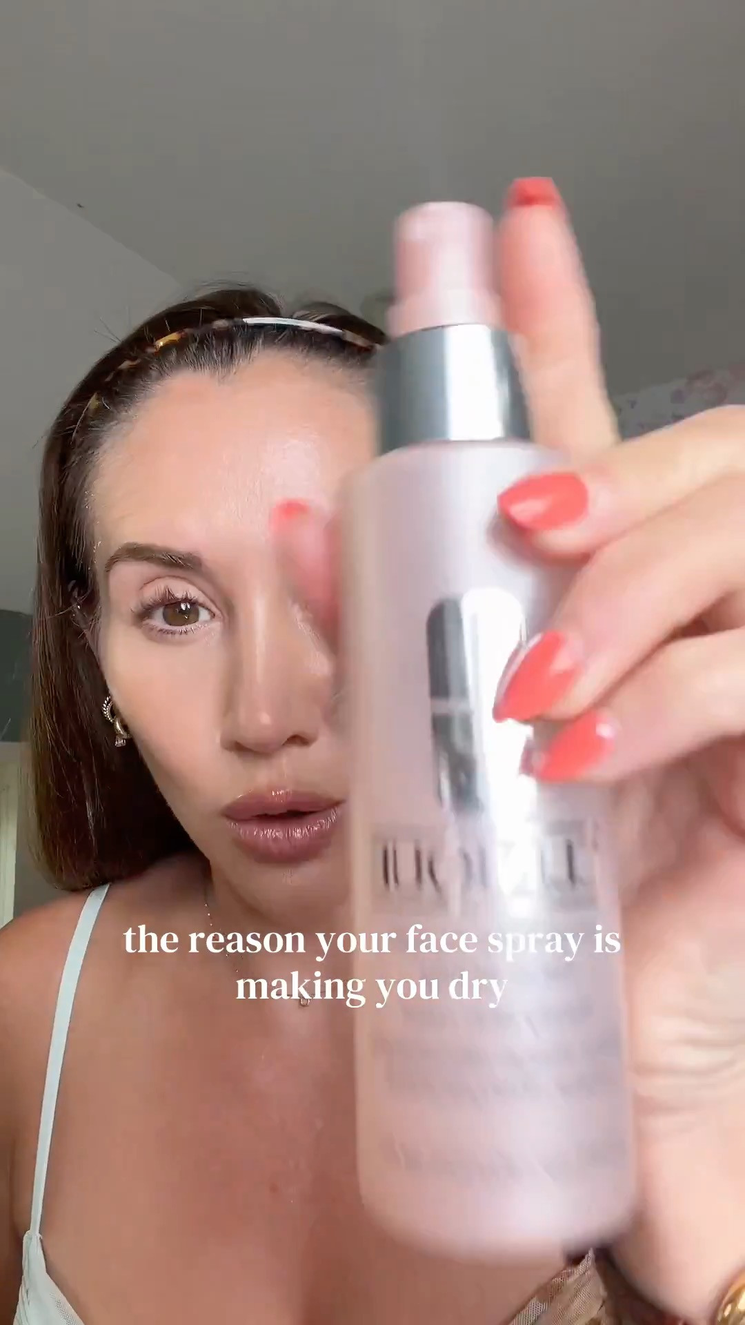 the hydrating face mist that instantly softens and soothes skin in a flash — oil free fine mist with activated aloe water that works over or under makeup anytime throughout the day. ophthalmologist tested, dermatologist tested and works for all skin types including sensitive.

#clinique #skincare #facemist #hydratingskincare #skincareroutine
clinique moisture surge face spray thirsty skin relief

best hydrating face mist to use over makeup throughout the day, clinique moisture surge face spray worth buying 2026, oil free face mist for all skin types that soothes and softens instantly 

 #LTKBeauty