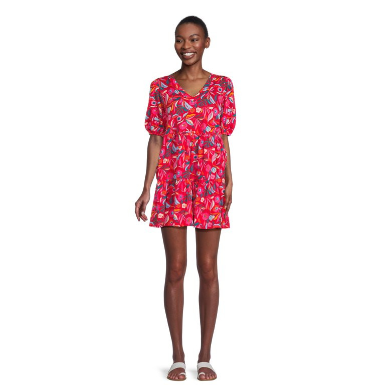 The Pioneer Woman Tiered Knit Dress, Women’s | Walmart (US)