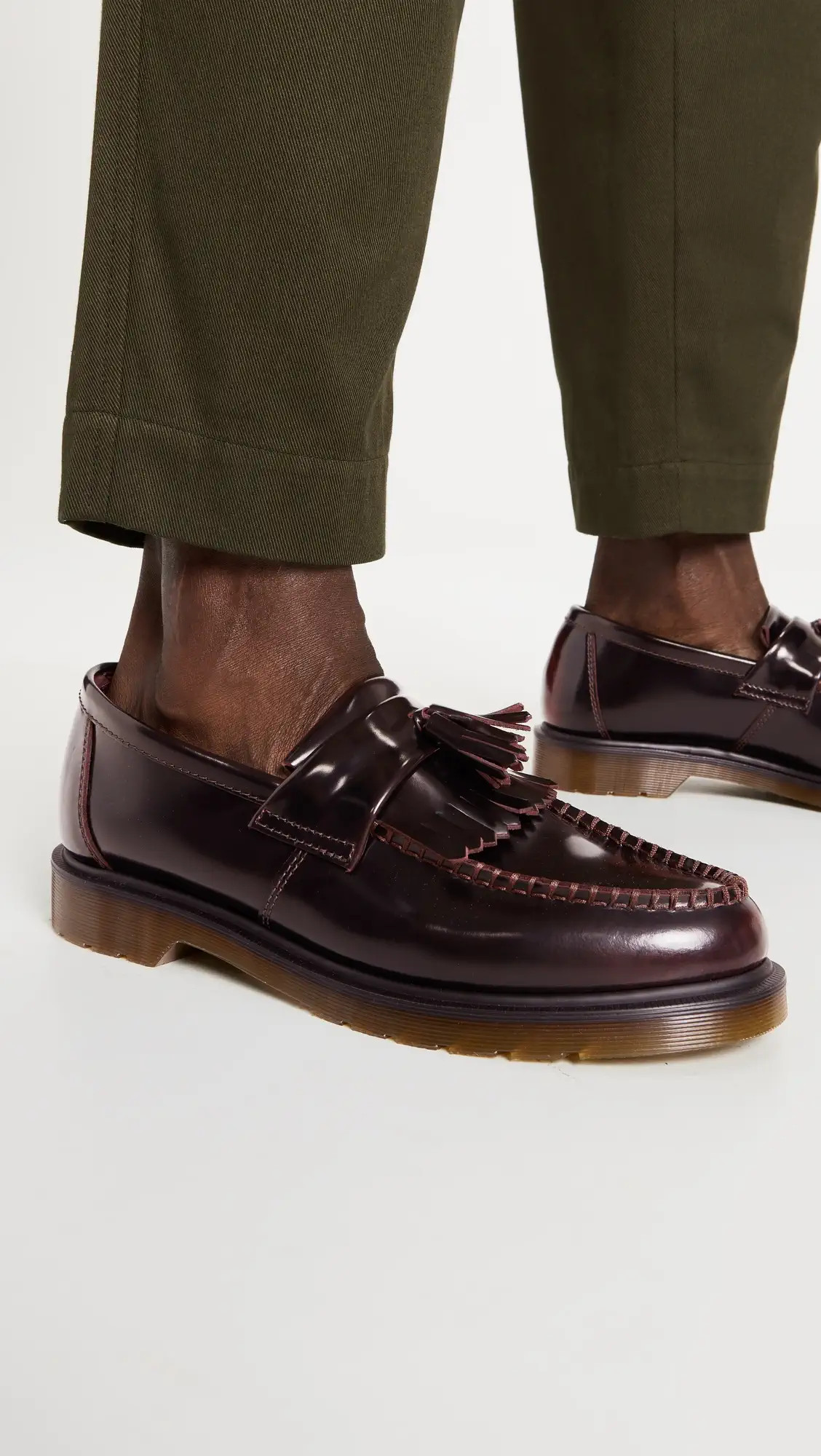 Dr. Martens Adrian Cherry Red Arcadia Loafers | Shopbop | Shopbop