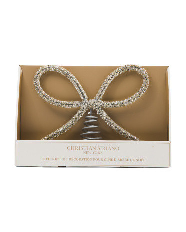 12in Bow Tree Topper | TJ Maxx