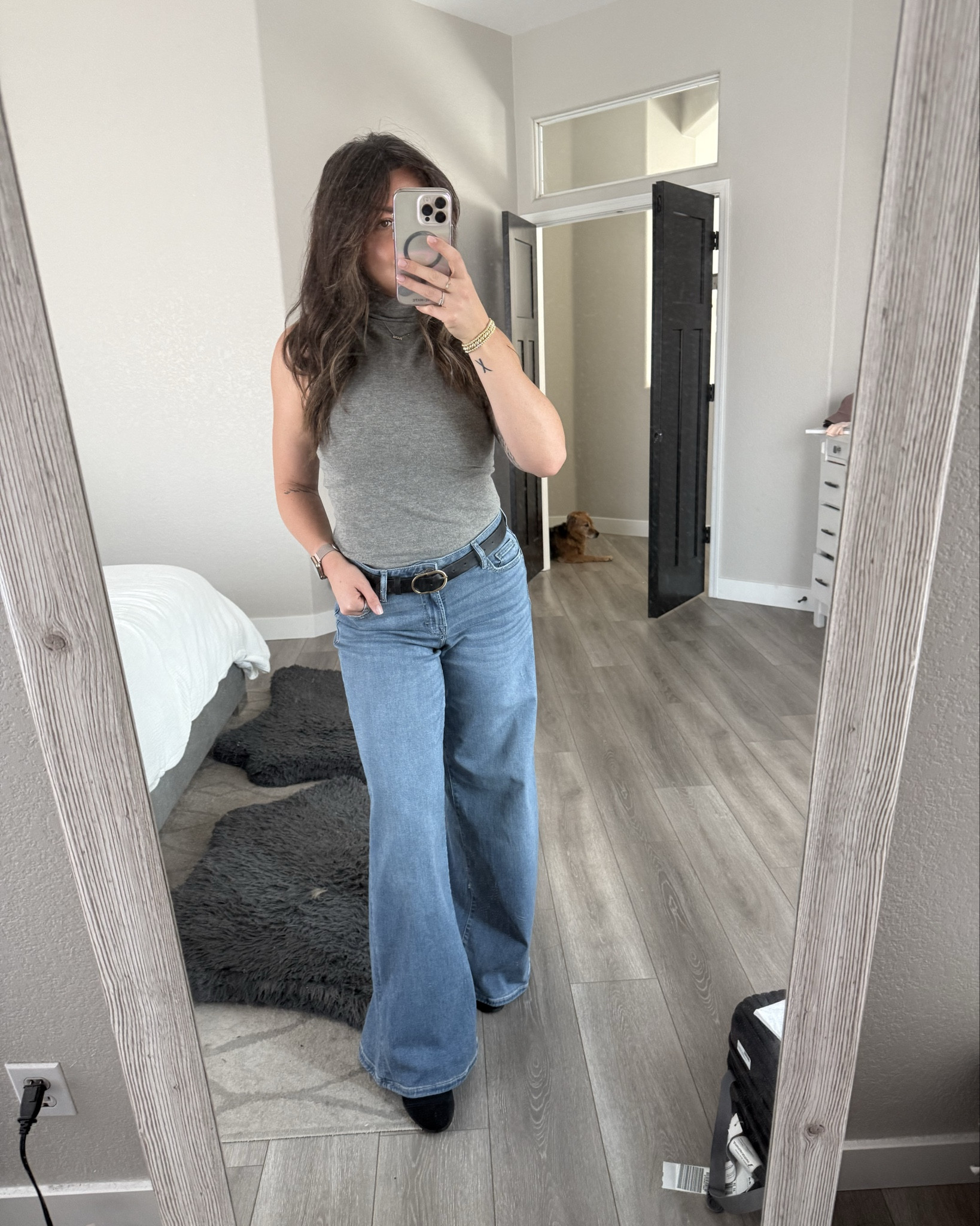 I am loving that wide leg jeans are on trend this season! This pair from Vici is lightweight, comfortable, and so cute! Don't miss your chance to snag these for under $50 right during the LTK x VICI sale that goes through tomorrow.  Get the exclusive discount code on my LTK page.  

#LTKxVICI #LTKStyleTip #LTKSaleAlert