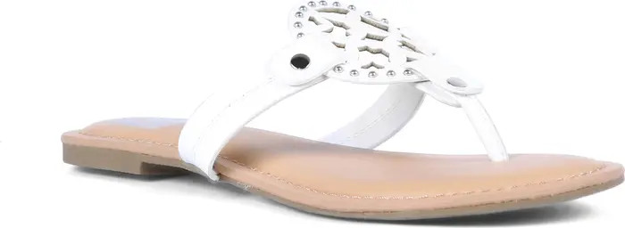 Gotie Laser Cut & Studded Sandal | Nordstrom Rack